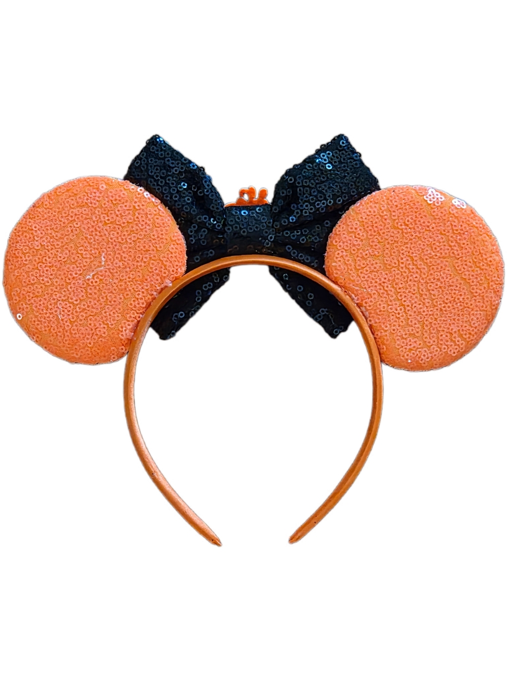 Halloween Spiderweb Minnie Mouse Ears Headband - Picture 2 of 2